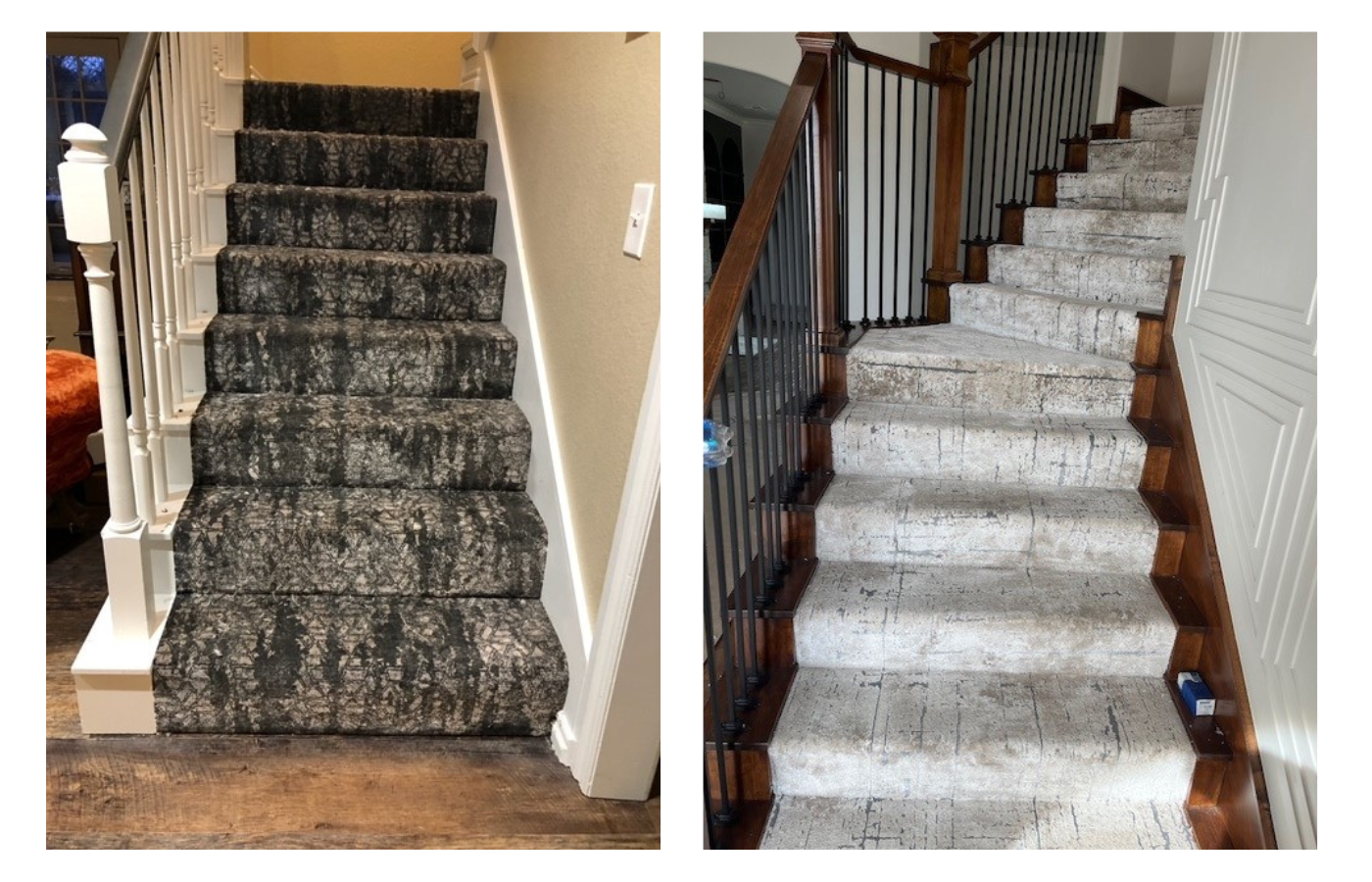 Recently completed stair renovations